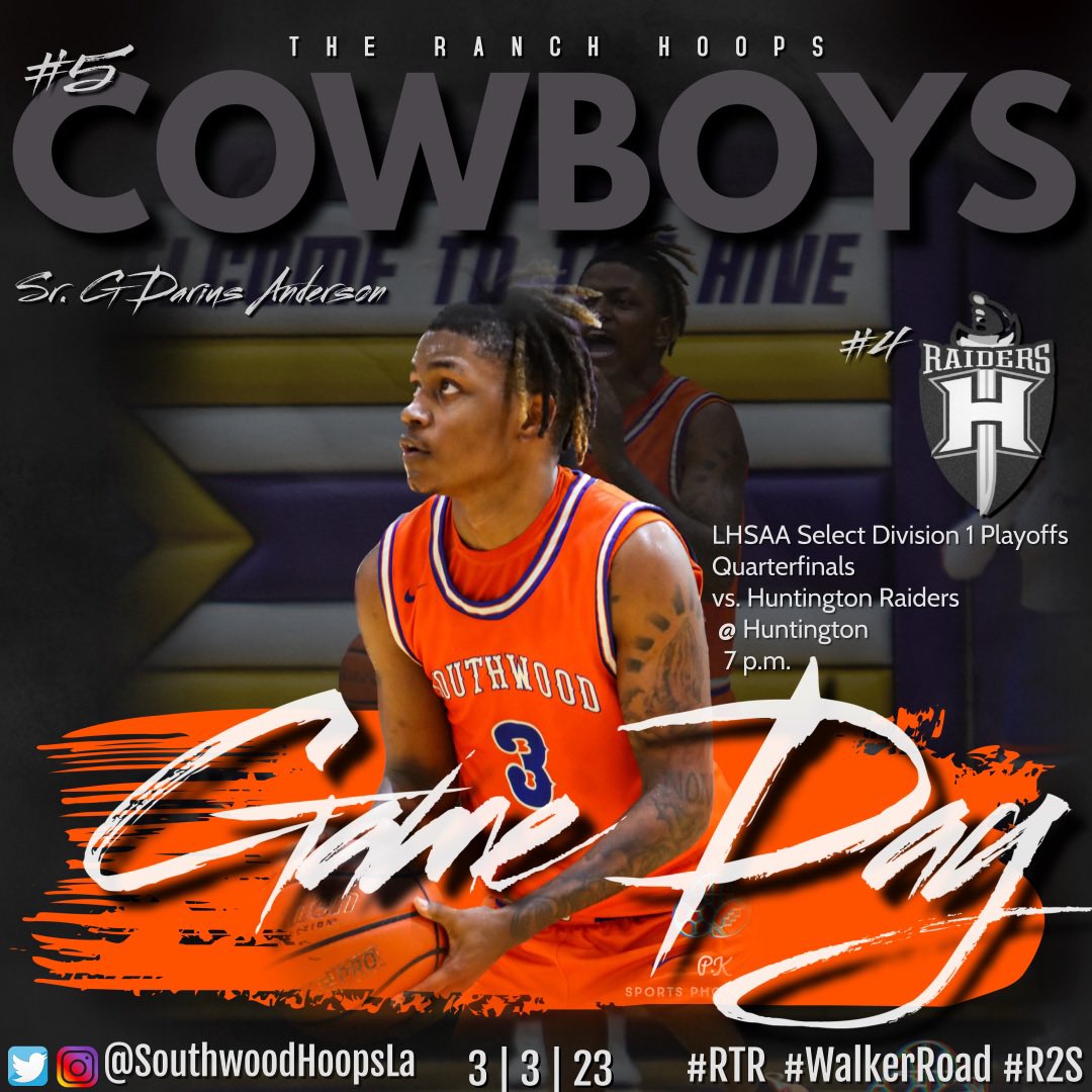 SOUTHWOOD. HUNTINGTON. A TRIP TO THE TOP28 ON THE LINE. THE RIVALRY CONTINUES……TOMORROW. 

#RTR
#R2S
#WalkerRoad