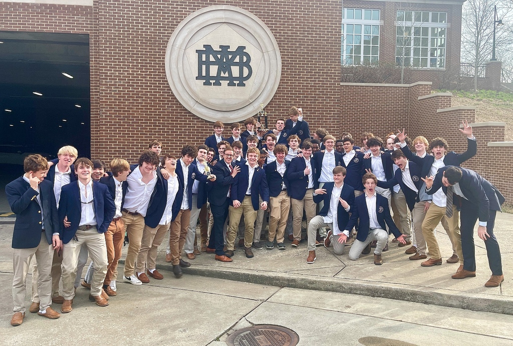 The boys just earned the highest rating (superior) at the Middle Tennessee Vocal Association’s choral festival. Without having to look too carefully, you can see the exact moment when full celebration mode kicks in.