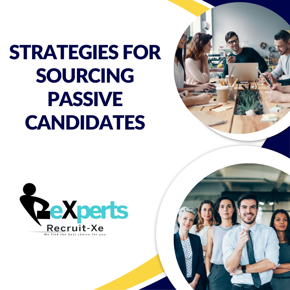 Passive candidates, also known as passive job seekers, they can use social media platforms such as LinkedIn, Twitter, and Facebook for sourcing passive candidates. #passivecandidates #headhunting #employeerecruitment