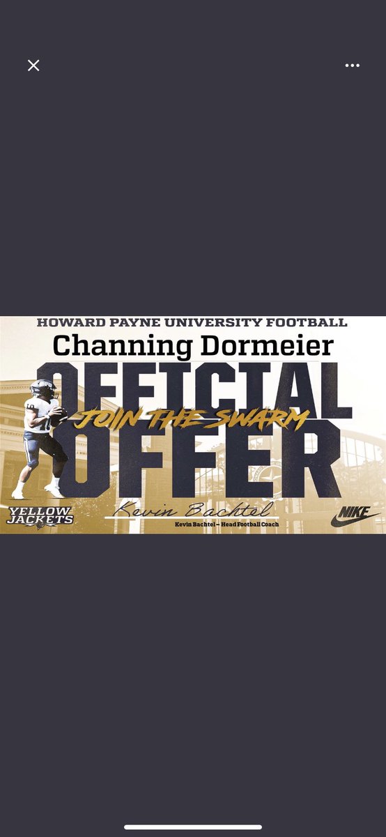 Blessed to receive my 2nd offer from HPU! Want to say thank you to @CoachWilson_HPU