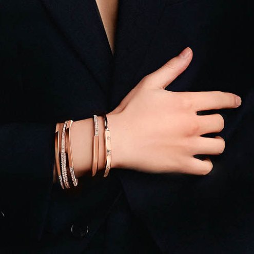 Tiffany & Co. Return to Heart Lock Bracelet SV925 from Japan | eBay