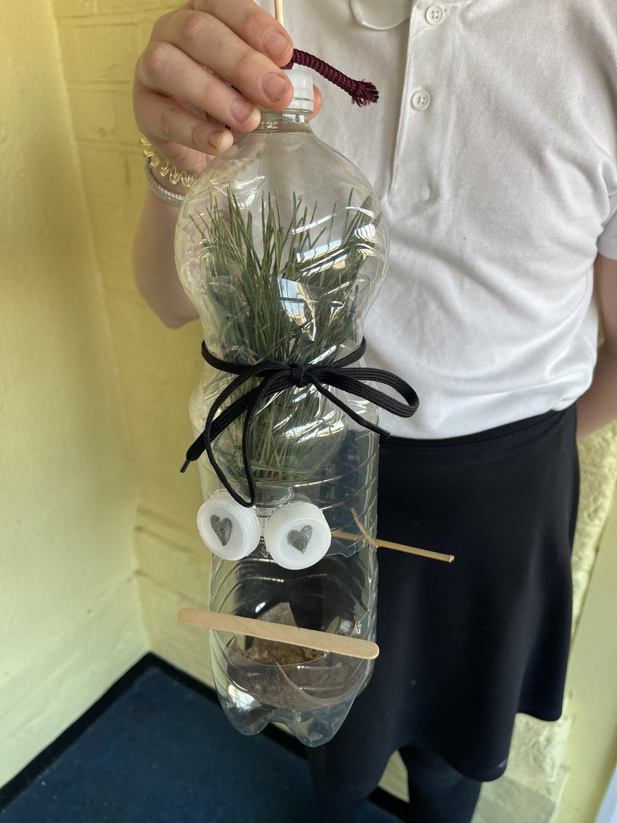 Miss_C_Nelson_'s tweet photo. Here they are…our final recycled bird feeders. What do you think? @PelhamPrimary_ https://t.co/fg4egItdJY