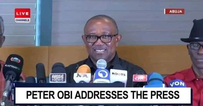 LiteTvmedia's tweet image. Peter Obi Says He Would Head To The Court To Challenge INEC's  Declaration Of The Presidential Results.
“They have asked us to go to Court, I am going to Court because I am #OBIdient.
“I will challenge this rascality for the future of Nigeria.#ogunupdate
#PeterObiMyPresident
