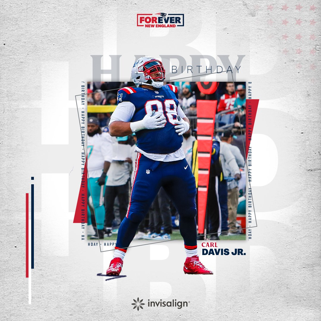 Patriots's tweet photo. HBD, @Trenchwork94 🎉 https://t.co/1uuRIxJCUE