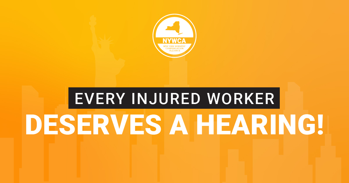Currently, an injured worker's case may be resolved without a hearing. Every injured worker deserves to have their case heard.