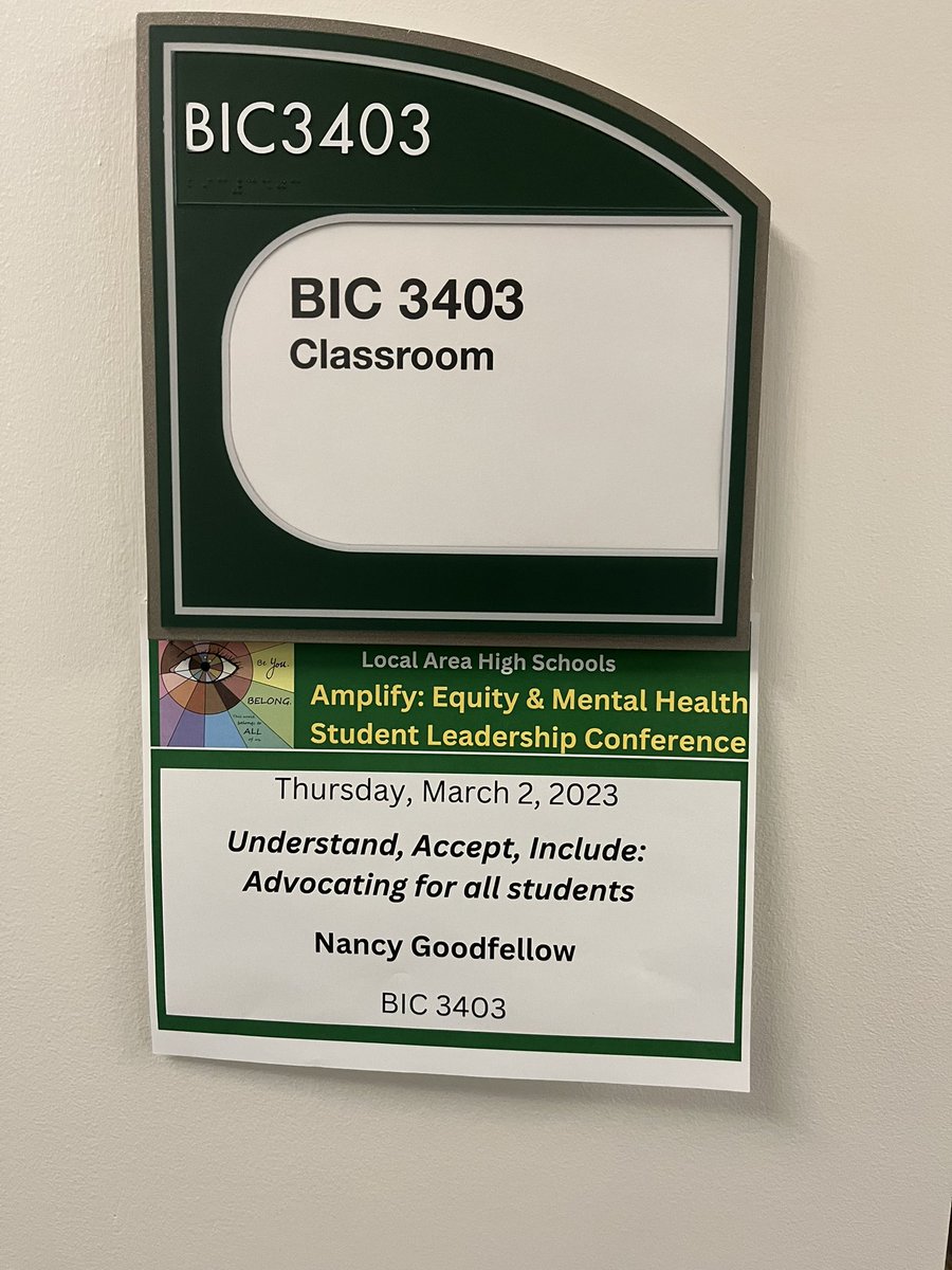 Thank you to <a href="/EquityIn203/">Rakeda Leaks, Ed.D.</a> and <a href="/Naperville203/">Naperville 203</a> for inviting us to speak today! We’re so excited to share our message of #acceptance and #inclusion with high schoolers! #ChooseToInclude #DisabilityAwarenessMonth