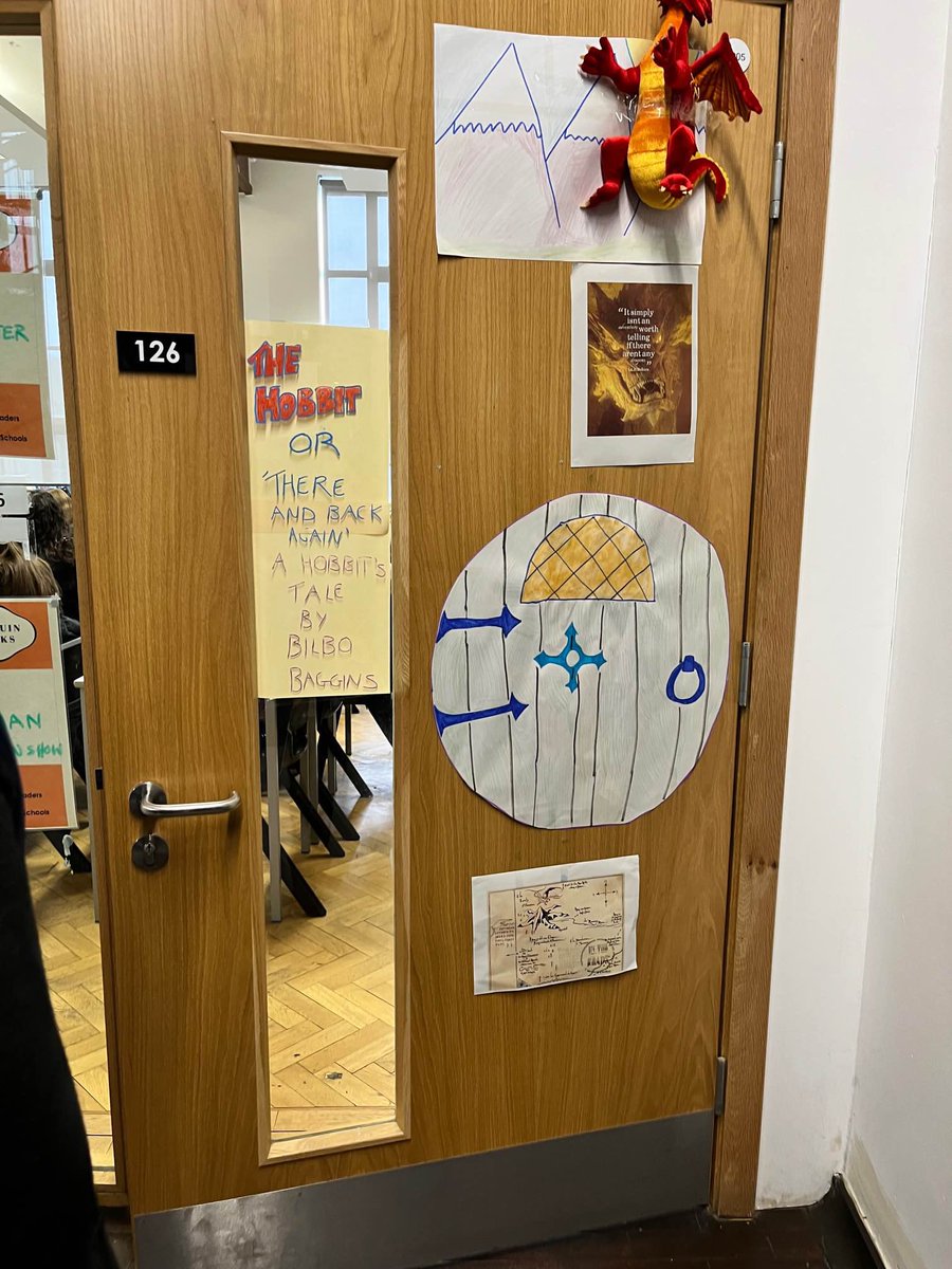 redgate_mrs's tweet photo. The S1 Reading Ambassadors have been hard at work judging the doors for #WorldBookDay and the winner will be announced next week! @MarrColOfficial @MarrEnglish https://t.co/maRrkjDT8m