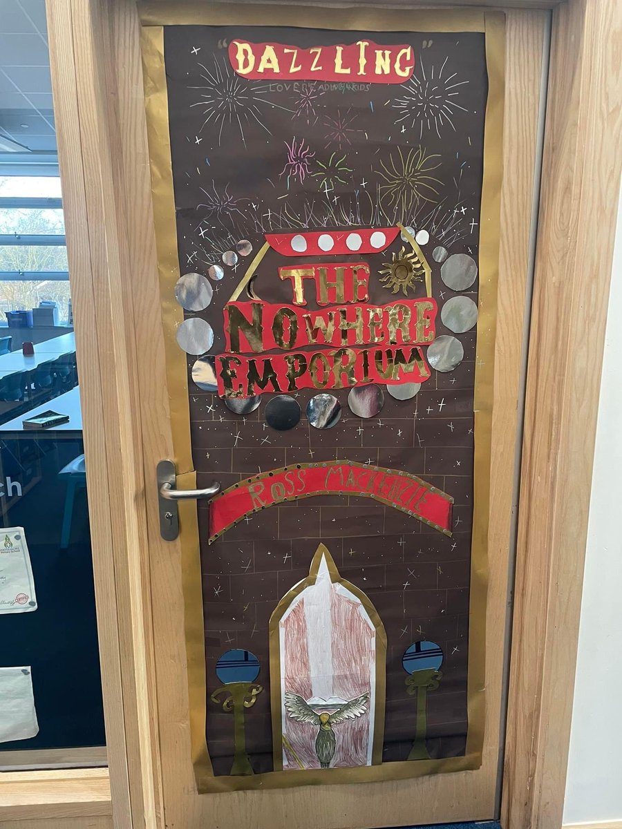 @RossAuthor for #WorldBookDay the children were asked to decorate their classroom door with their favourite book… what do you think?! 😁