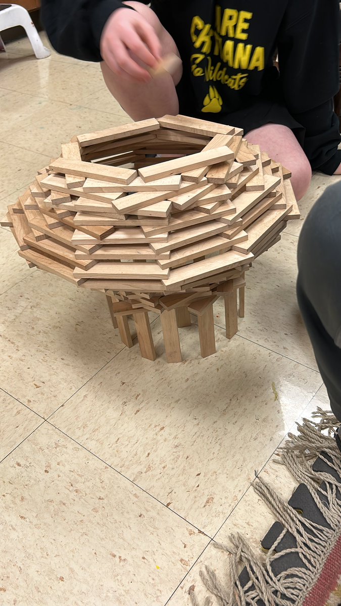 Say what?! Future architects in the art room today! Mrs Jones 5th grade. <a href="/ChristianaES1/">Christiana ES</a>