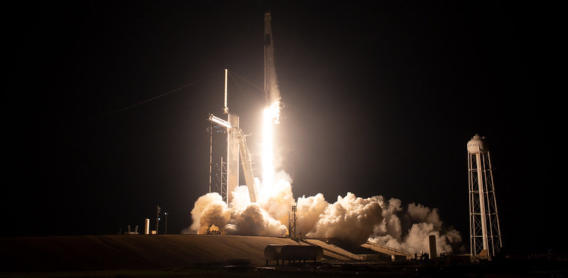 NASA's tweet photo. NASA's @SpaceX #Crew6 mission launched four crew members on March 2 at 12:34am ET (0534 UTC) on a six-month mission to the @Space_Station.

Docking coverage begins at 11:15pm ET (0415 UTC March 3): https://t.co/awdT7cCFXj https://t.co/NvOWxTrYcP