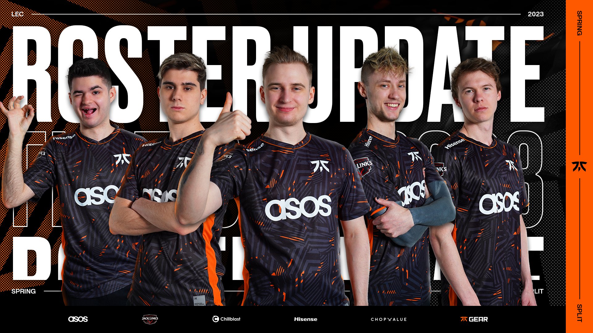 FNATIC 2023 ユニフォーム Mサイズ FNATIC CHAMPIONSHIPS ユニフォーム PRO ジャージ 2023 – FUTAROKU