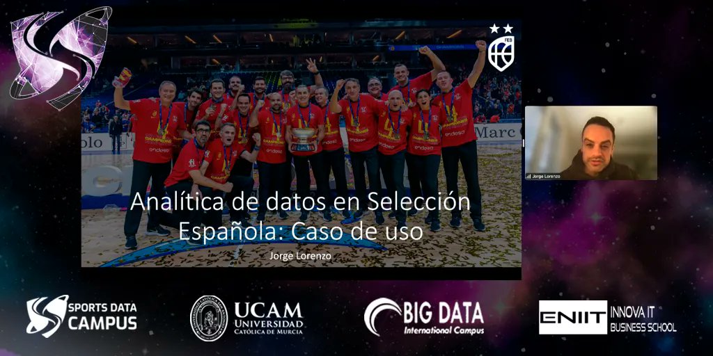 SportsDataCamp's tweet photo. 💥 NUEVO POST EN EL BLOG💥 

La Masterclass que impartió ayer @JLbasket, founder &amp; CEO Basketouch Solutions Spain, sobre Analítica de datos en Selección Española fue todo un éxito 🤩 
¡Te lo contamos! 👇 

✅ https://t.co/k9EAGXvr7U 
📚 https://t.co/m8bIfu0wzq https://t.co/aZhyoEdnYh