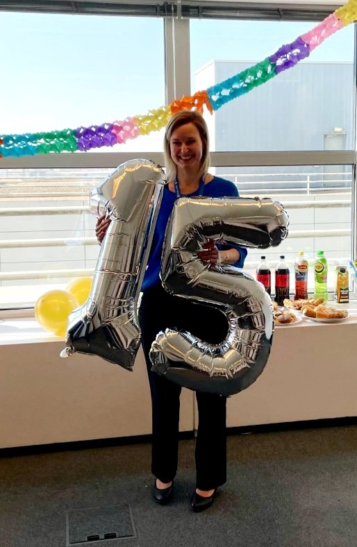 qiewie's tweet photo. Today, we celebrate someone who always celebrates others. Our amazing #BRU supervisor @temmerman_ira 🥳 15 years of #caring &amp; #beingunited Here's to at least that many more 🥂🍾😜 @weareunited #TeamBRU https://t.co/OyTTLYW5EH