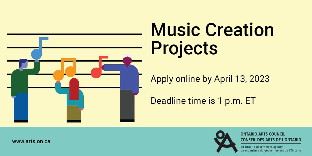 Ontario Arts Council on Twitter "Eligible expenses include score or