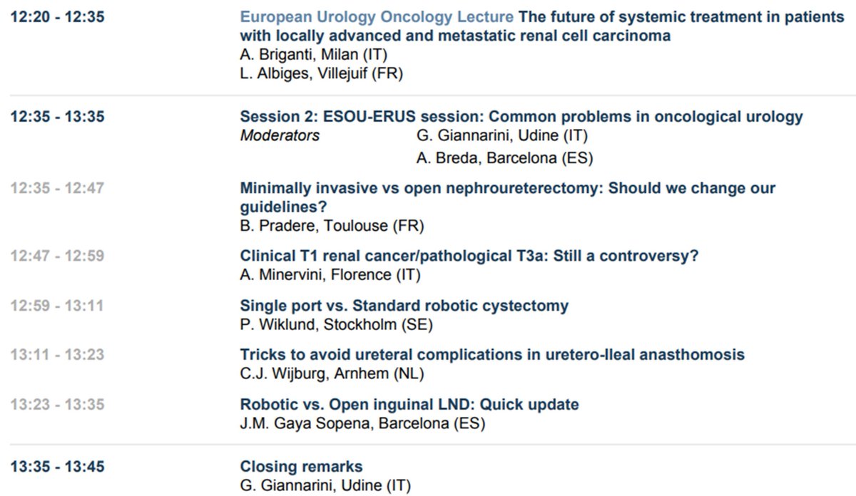 GGiannarini's tweet image. Thrilled to chair this fantastic #uroonc session with @MRoupret @Albert0Briganti @AlbertoBreda1

#ESOU meets @EurUrolOncol &amp;amp; @ERUSRobotics

Join us on Sat, March 11, 10:15 am, &amp;amp; enjoy lectures and lively debates with top-notch faculty

Definitely the place to be! #EAU23 @uroweb