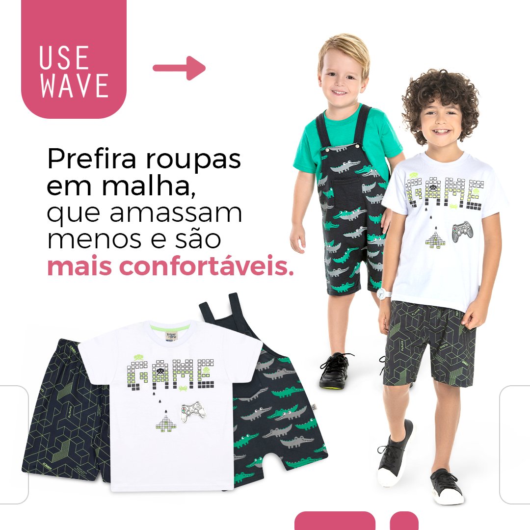 UseWaveStore's tweet image. Ao organizar a mala das crianças pense no que a criança irá vestir a cada dia, lembrando de ter peça para o caso do tempo mudar. 😉

Evite exageros e prefira roupas em malha, que amassam menos e são mais confortáveis. 🤗

💻 Acesse usewave.com.br.
#UseWave #Dicadeviagem