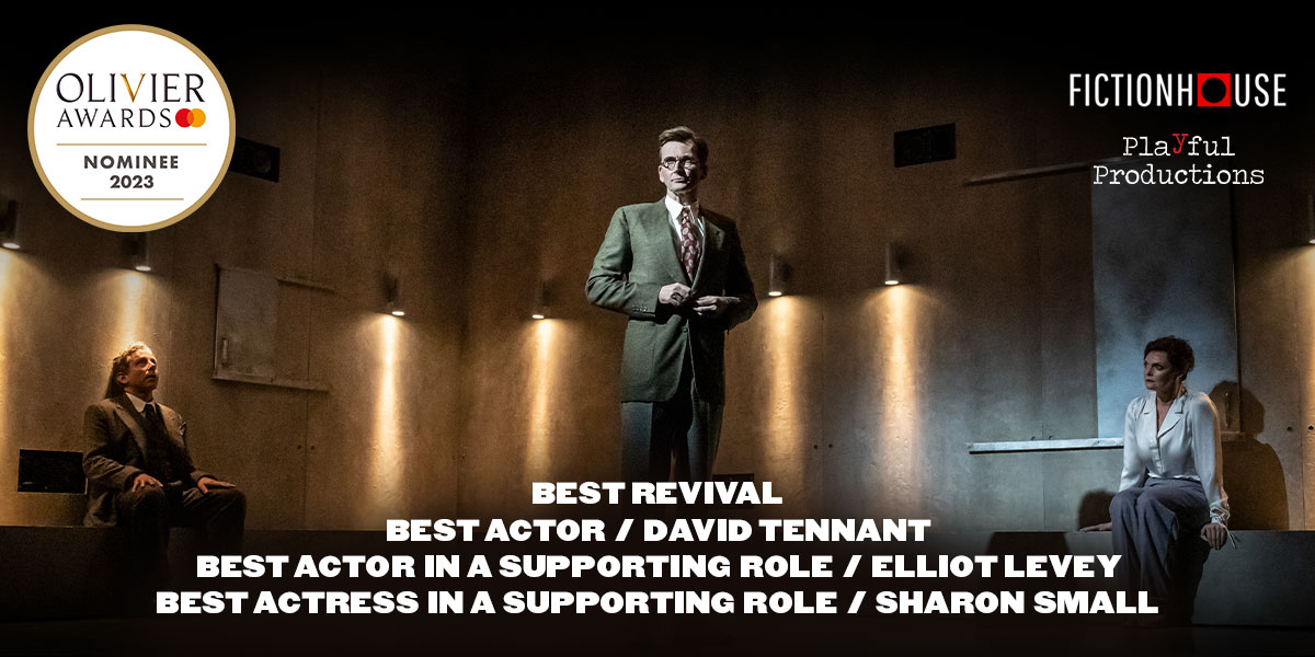 We're thrilled that GOOD has been nominated for four <a href="/OlivierAwards/">Olivier Awards</a> including Best Revival and Best Actor (David Tennant)

Huge congratulations to everyone involved