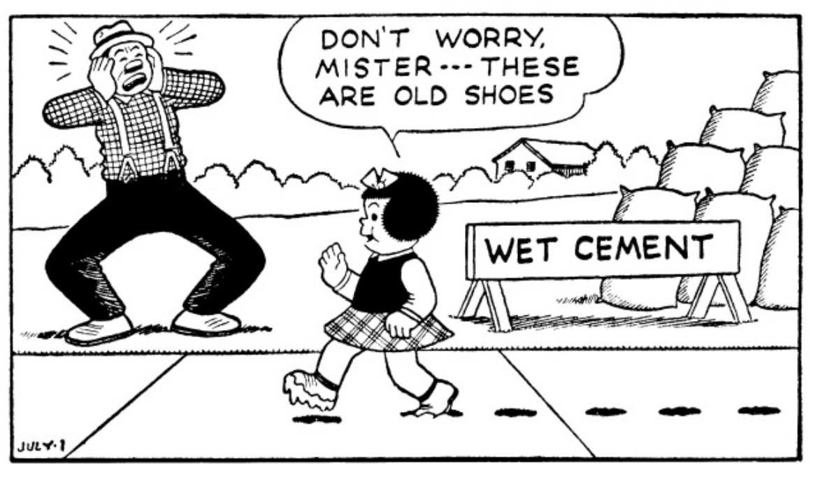 Nancy Comics by Ernie Bushmiller tweet media