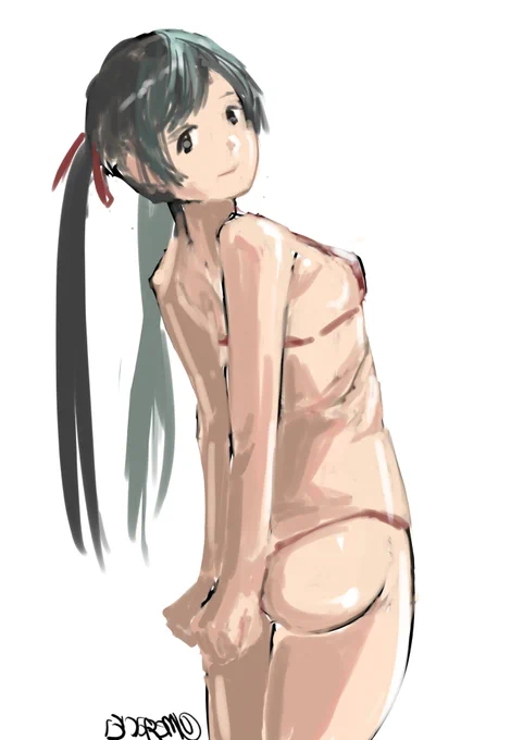 #艦これ版深夜の真剣お絵描き60分一本勝負#艦これ版真剣お絵描き60分一本勝負_20230302#三隈 