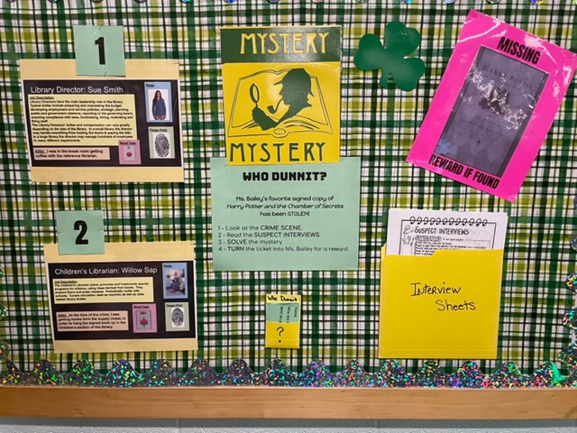 GibbsHSLibrary's tweet image. March Mystery Madness #GibbsHSLibrary #kcslms #GibbsEagles