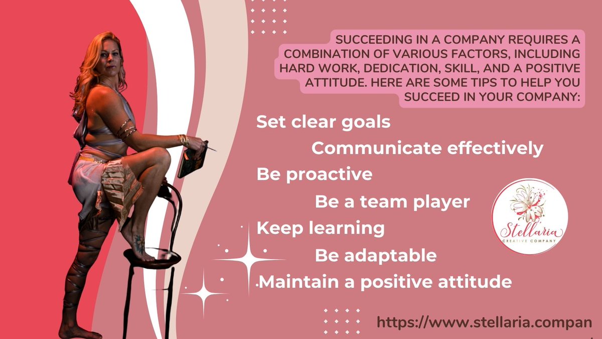 Set Clear Goals

Communicate Effectively 

Be Proactive

Be a Team Player

Keep Learning 

Be Adaptable

Maintain a Positive Attitude
#familyentertainment #book #launchday #creativecoding #like #rt #santacruzcalifornia #california #entertaiment #company #resortliving #resort #arT