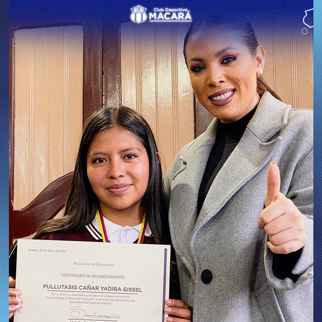 Macarafemenino's tweet image. 🎖️💜 || 𝐑𝐞𝐜𝐨𝐧𝐨𝐜𝐢𝐦𝐢𝐞𝐧𝐭𝐨 𝐂𝐞𝐥𝐞𝐬𝐭𝐞

Agradecemos al Ministerio de Educación, que a través de la Ab. @Paulin_Salazar , Coordinadora Zonal de Educación - Zona 3 @EducacionZ3_Ec, por el reconocimiento a nuestras jugadoras 💜🙌🏼😃

#VamosLasCelestes