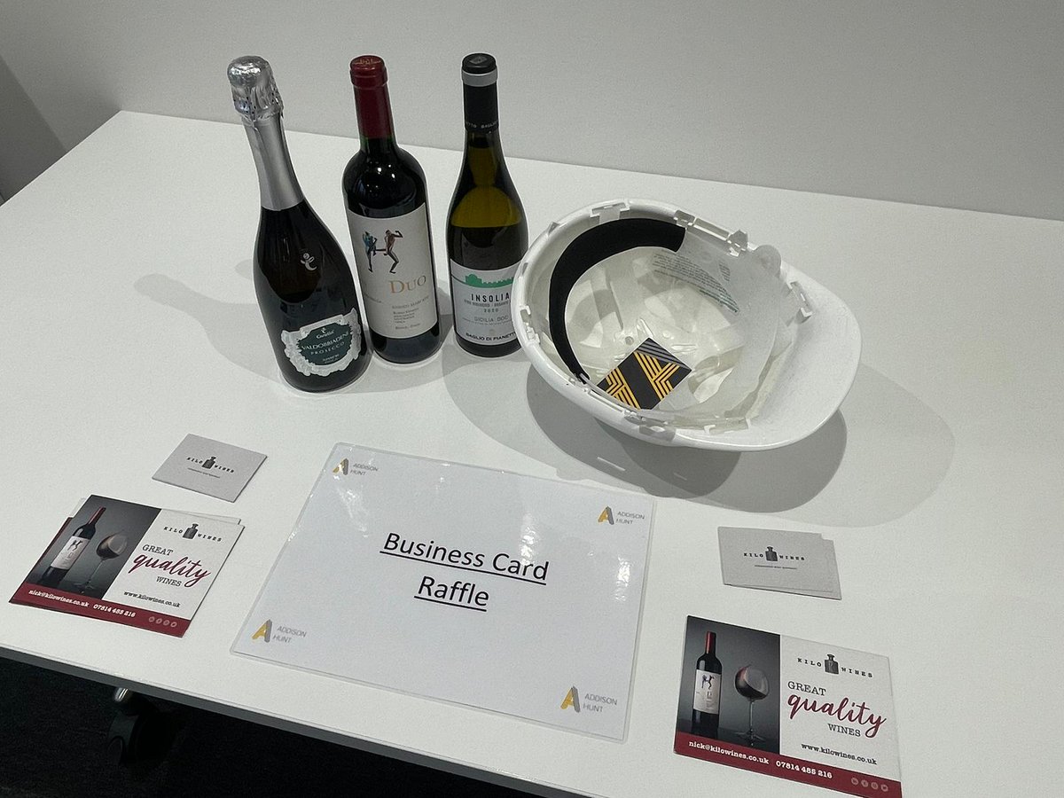 Addison Hunt (@addisonhuntltd) on Twitter photo We had great night at the #PIPDerby networking event.
It was a great catching up with others over some great food in courtesy of #Barnetts & drinks from <a href="/charnbrew/">Charnwood Brewery</a>.
We're also pleased to announce Kim Borrington as the winner of our raffle, we have your <a href="/KiloWines/">Kilo Wines</a> prizes 👏 We had great night at the #PIPDerby networking event.
It was a great catching up with others over some great food in courtesy of #Barnetts & drinks from <a href="/charnbrew/">Charnwood Brewery</a>.
We're also pleased to announce Kim Borrington as the winner of our raffle, we have your <a href="/KiloWines/">Kilo Wines</a> prizes 👏