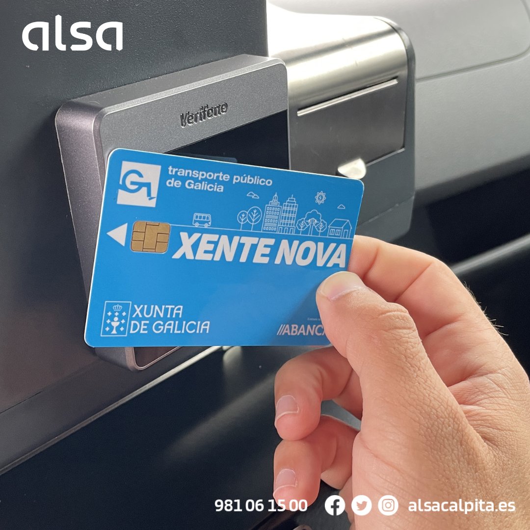 Alsa_CalPita's tweet photo. Aínda non tes a túa tarxeta #XenteNova para o transporte metropolitano? 🪪
Pois pídea axiña e comeza a viaxar gratis en #Alsa! 🚌🤸♀️
_
#MóveteConAlsa #TransportePúblico #Bus #ACPASC #ACoruña https://t.co/IzSmHRGEpQ