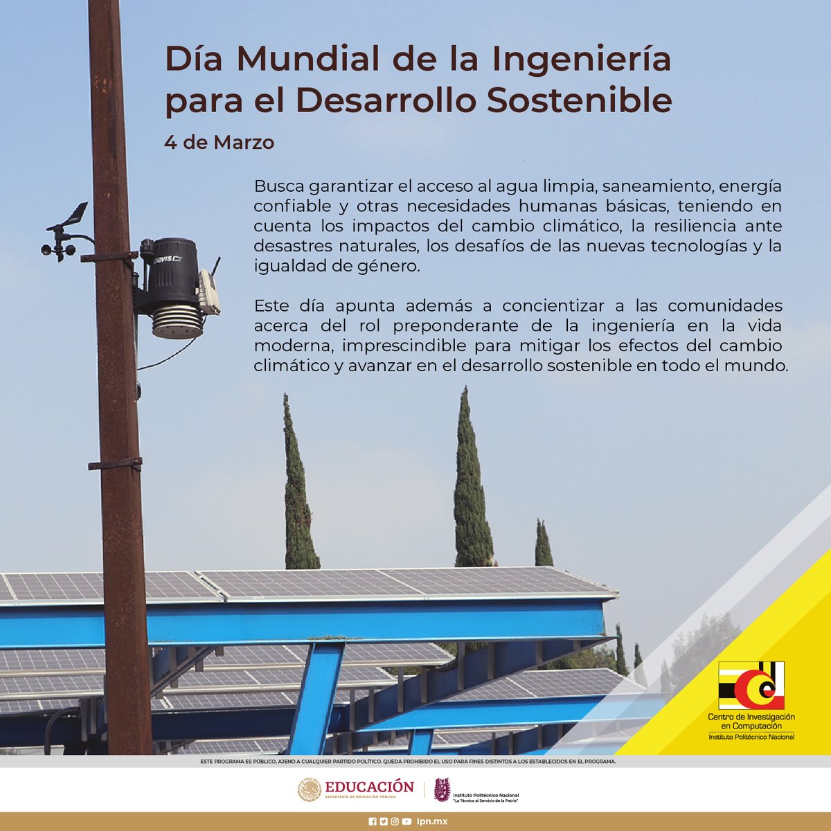 #DíaMundialDeLaIngenieríaParaElDesarrolloSostenible