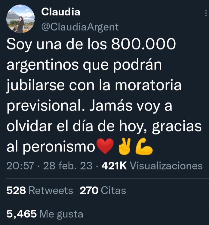 melapisotravez's tweet photo. Te equivocàs Claudia, vos sos un parásito de mierda que va a cobrar una jubilación gracias a los que aportamos toda la vida, no gracias a este gobierno populista que se burla del que labura y compra con nuestro dinero el voto de seres miserables y sin dignidad como vos https://t.co/sL8qGVjxRz