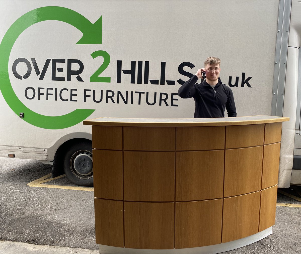 We have a large reception counter available FREE of charge, kindly donated by the NHS.