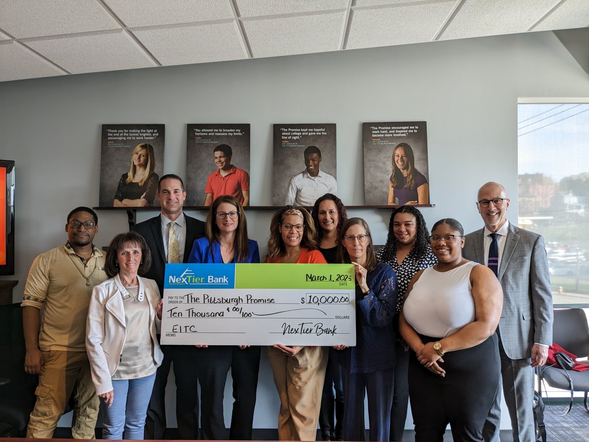 Thank you <a href="/NexTier/">NexTier Bank</a> for your unwavering commitment to improving the lives of our young people! Through EITC support, you help equip thousands of local high school students with the resources needed to reach their post-secondary goals.