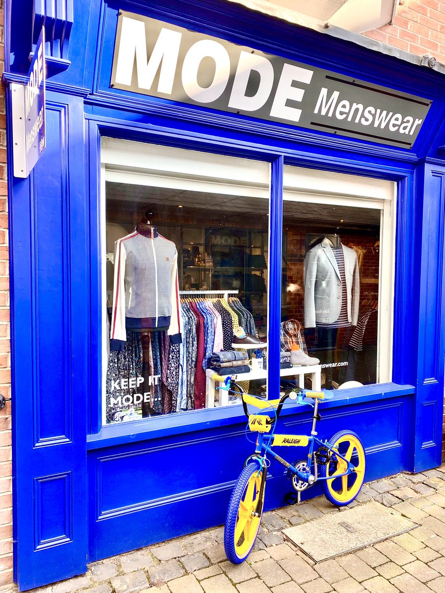 #raleighburner #Raleigh #BMX 

Bit of nostalgia outside the shop today from <a href="/RaleighBikes_UK/">Raleigh Bikes UK</a> the new 2022 Burner &amp; it’s as awesome as we remember it back in 1982!!! 

#retail #shoplocal #modemenswear #mode #Mensfashion #menswear #mensweardaily #mod #scooter #wolves #wolvesaywe