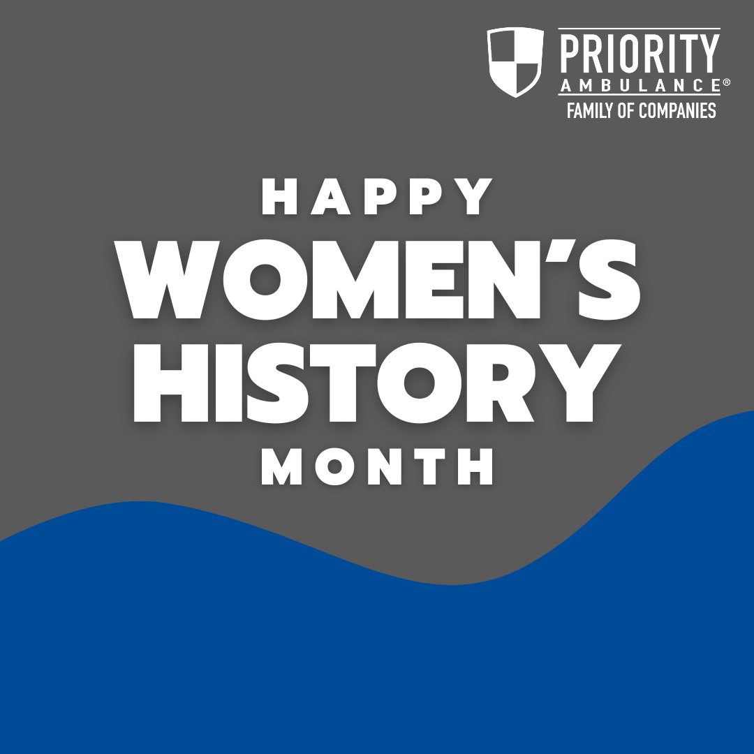 PriorityAmb's tweet image. March is Women’s History Month! ✨

This month is dedicated to commemorating and encouraging the study, observance and celebration of the vital role women play in American history!

#WomensHistoryMonth #WomeninEMS #EMS