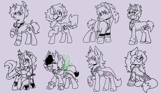 Ta daaaa! It's is all done
Ty for feeding my rot for now
You are all now little silly ponies
#sketches #rkgk #mylittlepony 