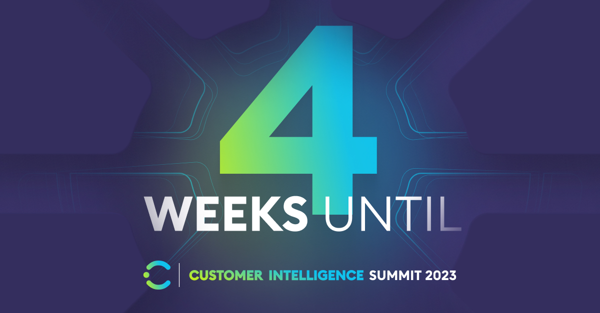 LOOK UP TO THE SKY 

It takes the moon 28 days to complete its orbit around the Earth...

So the next time you see a waxing gibbous moon? 

You'll be at the #CustomerIntelligenceSummit2023, learning from the best #CX minds in the industry. 

Spaces are limited, register now!