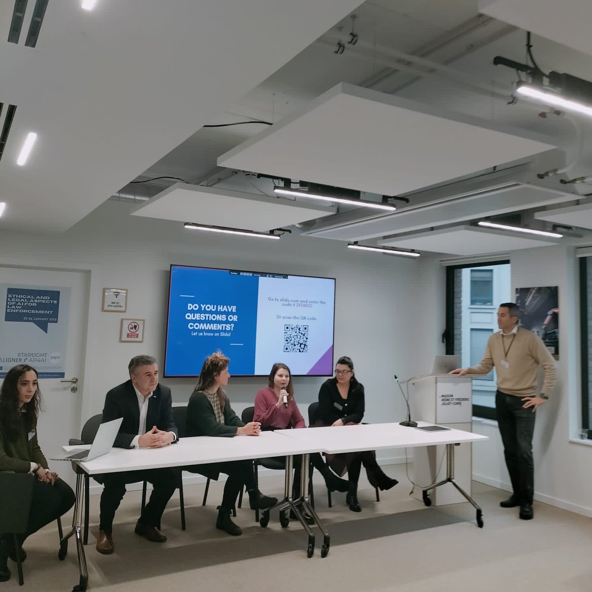 @popAIproject (@popaiproject) on Twitter photo .<a href="/FraTrevv/">Francesca Trevisan</a> and <a href="/pinelopi_tr/">Dr Pinelopi Troullinou</a> chaired the final workshop showcasing a novel methodology based on the deconstruction of controversial #AI cases, joining the subsequent panel discussion of all 3 workshop takeaways, moderated by popAI coordinator D.Kyriazanos.
pop-ai.eu/joint-conferen… .<a href="/FraTrevv/">Francesca Trevisan</a> and <a href="/pinelopi_tr/">Dr Pinelopi Troullinou</a> chaired the final workshop showcasing a novel methodology based on the deconstruction of controversial #AI cases, joining the subsequent panel discussion of all 3 workshop takeaways, moderated by popAI coordinator D.Kyriazanos.
pop-ai.eu/joint-conferen…