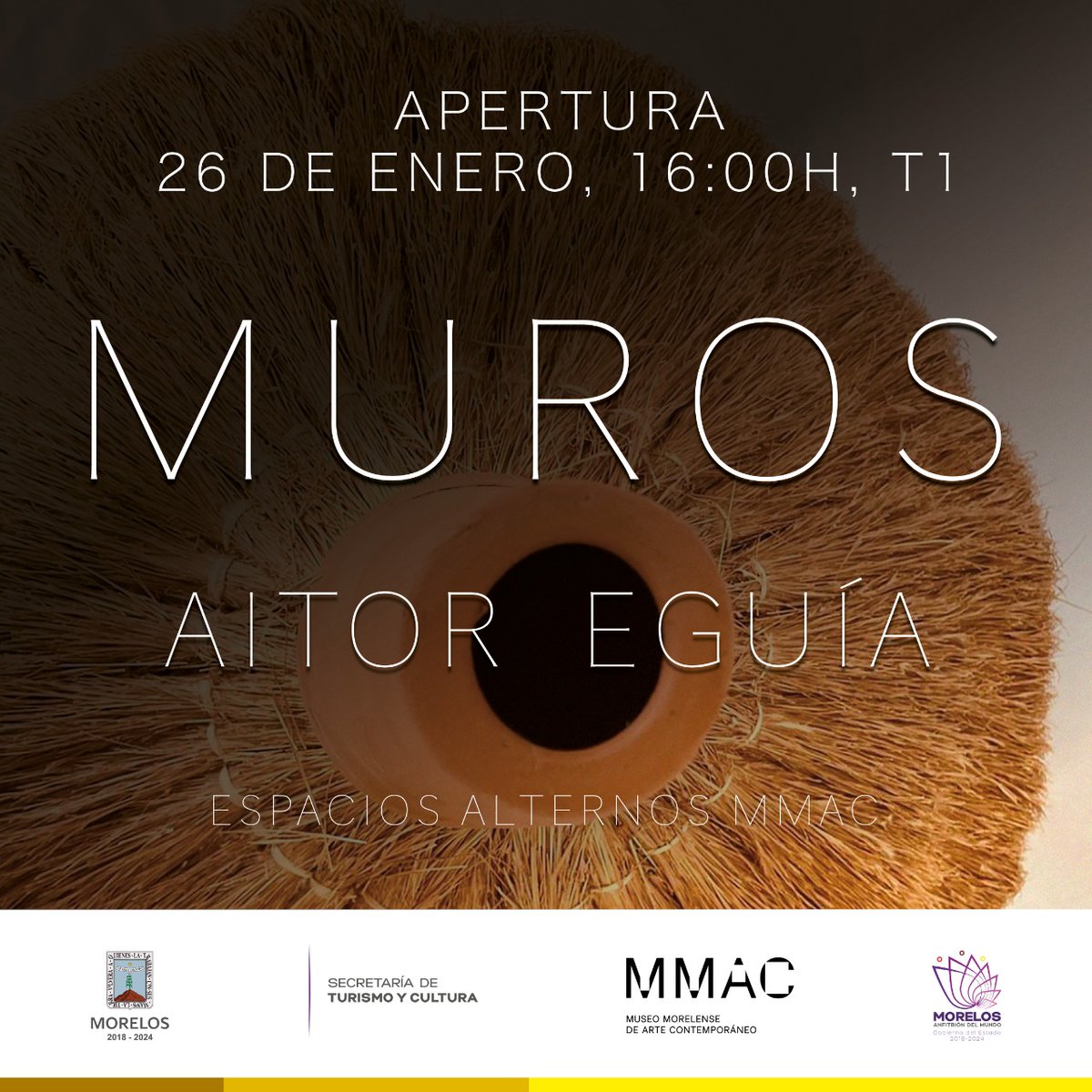 mmacjs's tweet photo. 🖼️Te recordamos que la muestra "Muros" de Aitor Eguía, estará abierta al público hasta el 2 de abril próximo, acércate a los espacios alternativos del #MMAC, y conoce esta propuesta escultórica.
#Exposiciones https://t.co/p5CzCctzQ4