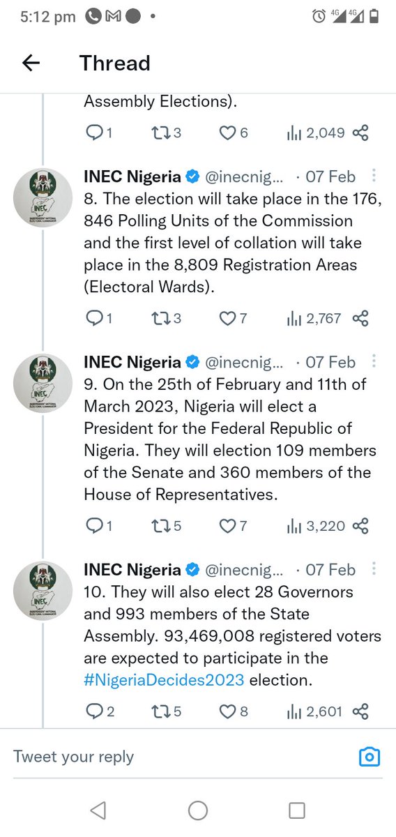 I screenshot all INEC tweet information on the election and BVAS incase they delete it!!

#PeterObiMyPresident 
#PeterObiIsComing