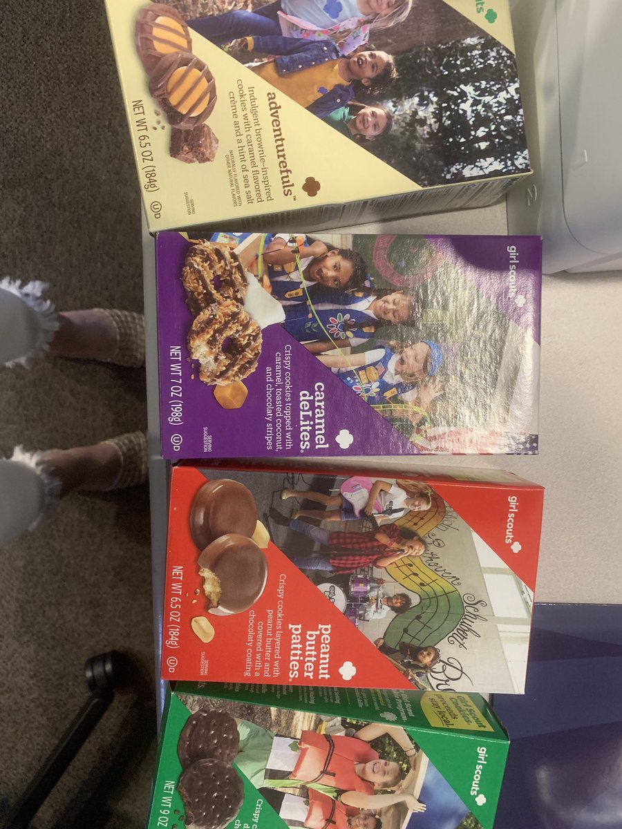 Name something better than a Girl Scout cookie delivery?

It’s little Friday 🎉💗 #wbrz #girlscoutcookies