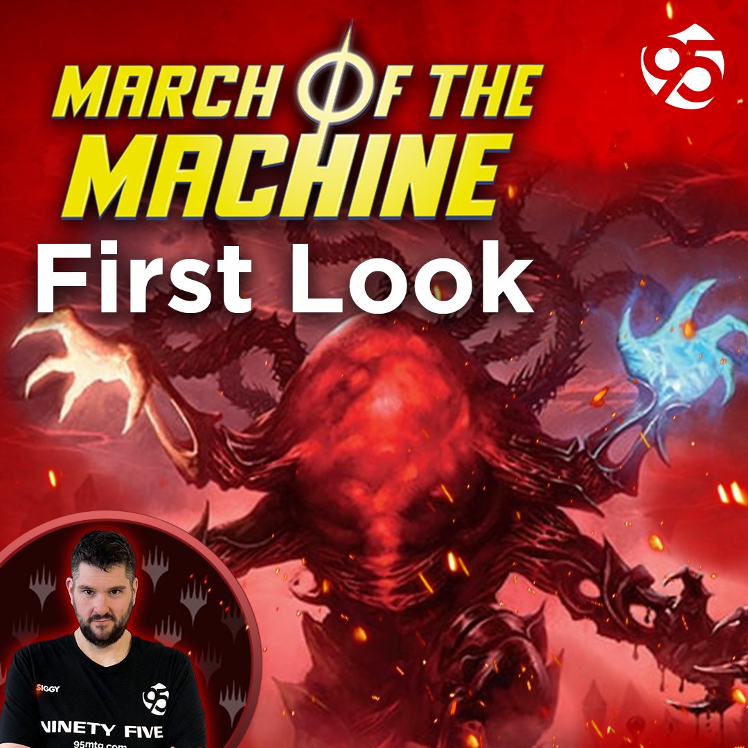 👉During Pro Tour: Phyrexia, we got some previews of what's to come in 𝗠𝗮𝗿𝗰𝗵 𝗼𝗳 𝘁𝗵𝗲 𝗠𝗮𝗰𝗵𝗶𝗻𝗲.

👀 This set looks unique and <a href="/MSigrist83/">Michael Sigrist</a> shares his thoughts on some of the new cards!

Read here ➡️ articles.95mtg.com/march-of-the-m…