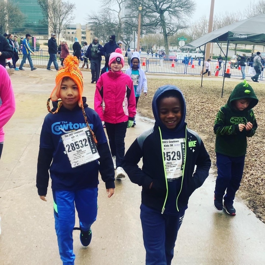 Last Saturday, some of our students competed in the Cowtown 5K.  Congratulations on a job well done.  Also, thank you to our 4th grade teacher, Mrs. Rickels, for her efforts in getting our kids signed up and running along with them.