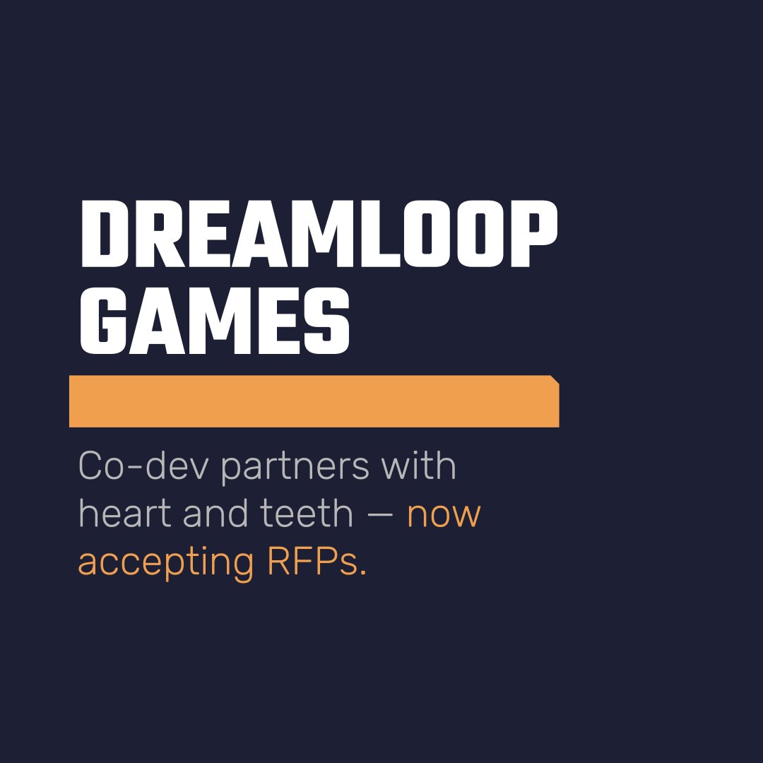 DreamloopGames's tweet image. Making games is hard—we can help.

If you need some spare hands for last-mile delivery, porting, or a full-project co-dev partner, we know just the folks.

💌: Dreamloop@dreamloop.net
