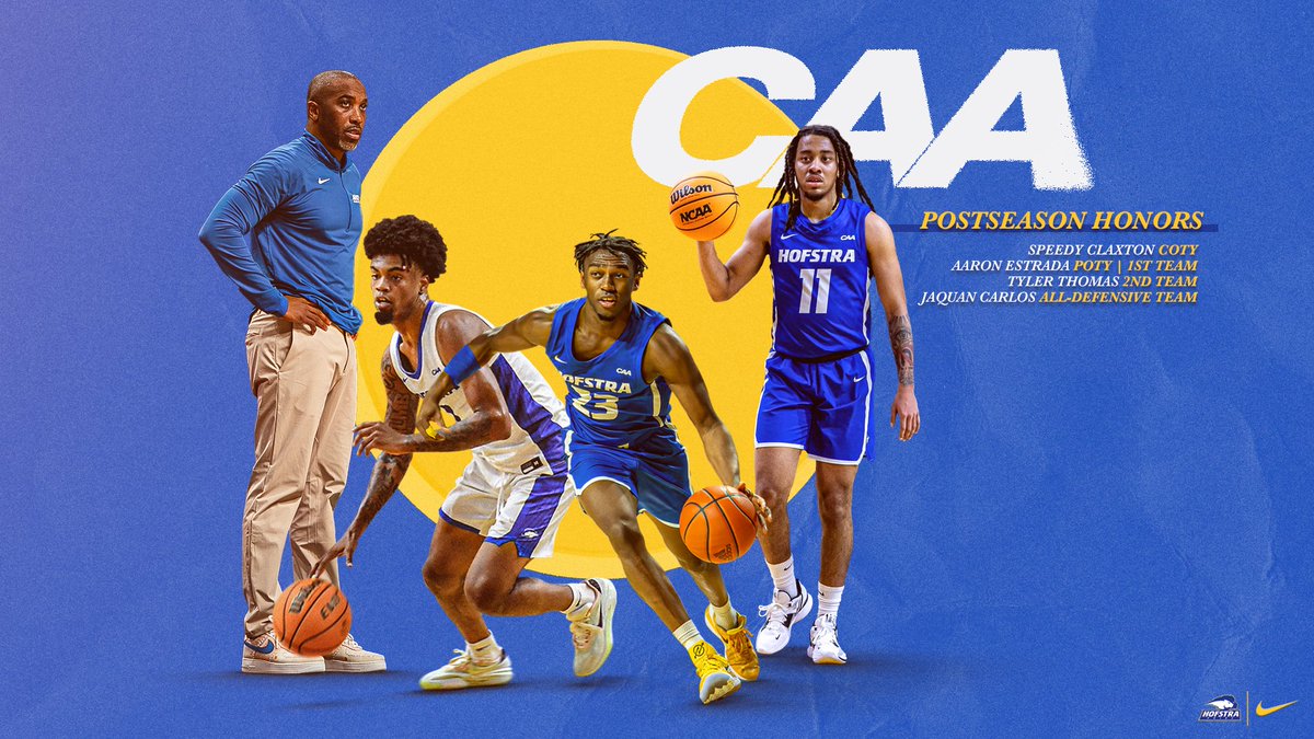 Hofstra Men's Basketball (@hofstrambb) on Twitter photo 𝘼 𝙨𝙥𝙚𝙘𝙞𝙖𝙡 𝙙𝙖𝙮! 𝘼 𝙨𝙥𝙚𝙘𝙞𝙖𝙡 𝙬𝙚𝙚𝙠 𝙖𝙝𝙚𝙖𝙙!
Claxton And Estrada Claim Major Awards As <a href="/CAABasketball/">CAA Basketball</a> Honors Four From #Hofstra - gohofstra.com/news/2023/3/2/…
#PrideOfLI 𝘼 𝙨𝙥𝙚𝙘𝙞𝙖𝙡 𝙙𝙖𝙮! 𝘼 𝙨𝙥𝙚𝙘𝙞𝙖𝙡 𝙬𝙚𝙚𝙠 𝙖𝙝𝙚𝙖𝙙!
Claxton And Estrada Claim Major Awards As <a href="/CAABasketball/">CAA Basketball</a> Honors Four From #Hofstra - gohofstra.com/news/2023/3/2/…
#PrideOfLI