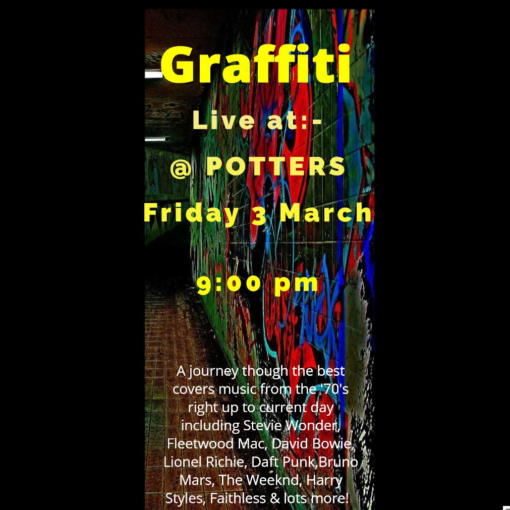 graffitipoprock's tweet photo. @graffitipoprock will be busy this weekend! https://t.co/VOyLC713zp