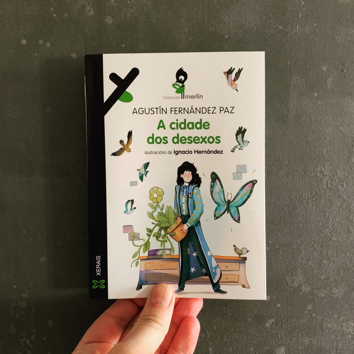 O primeiro libro infantil de Agustín Fernández Paz ilustrado por @ignaciohernandezf nunha nova edición na colección Merlín de @Xerais ✨
#lixgalega #lerengalego #vilacosteleta