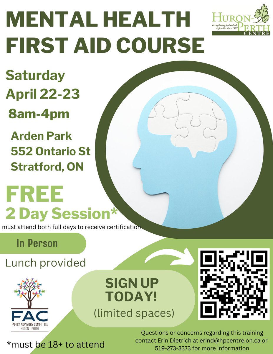 hpcentre's tweet photo. We are excited to be offering a FREE Mental Health First Aid training! Thanks to our friends at @VanAllenIns and @HeartlandMutual for assisting with the grant to make this opportunity possible! Check out the poster below for all registration information! https://t.co/FOaxpp27Ai