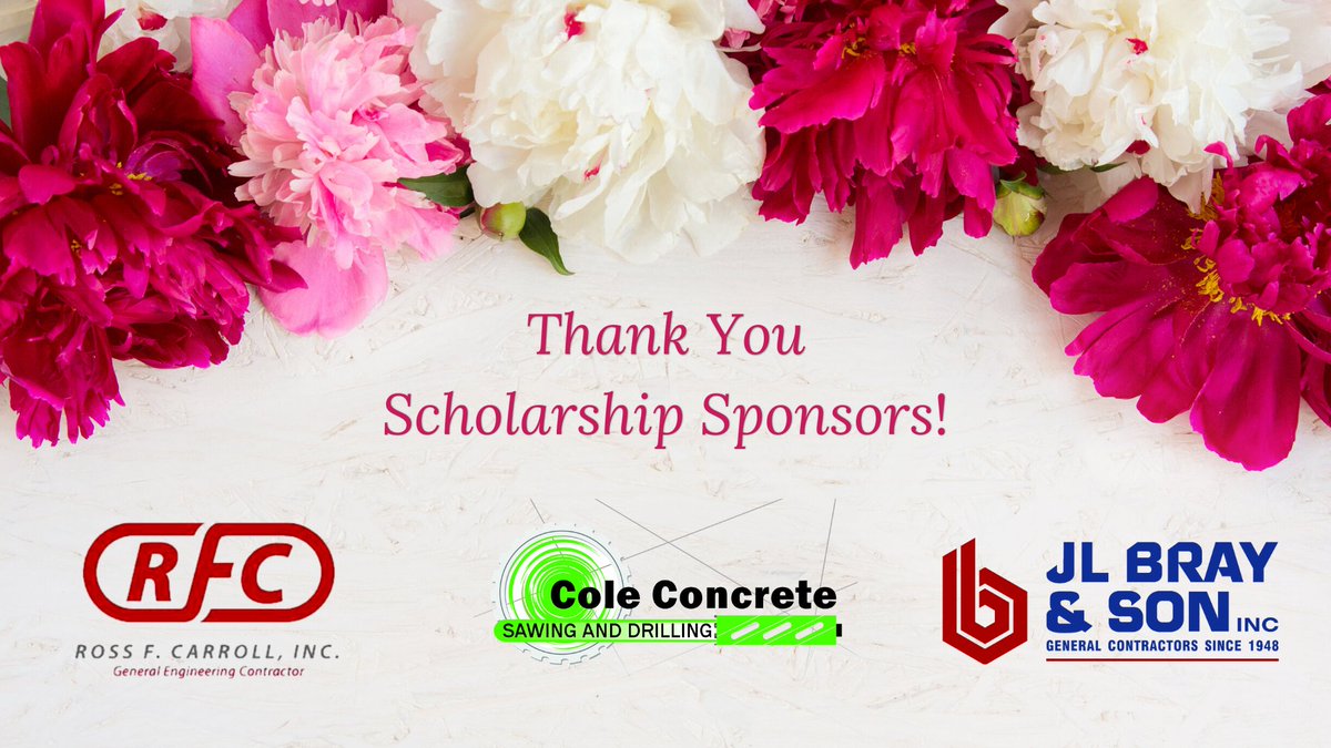 Thank you to our Scholarship Sponsors! Our Women in Construction Luncheon would not be possible without your support!

#VBEWICLuncheon #womeninconstruction #womeninthetrades #construction #constructionindustry #sponsors #scholarships #thankyou