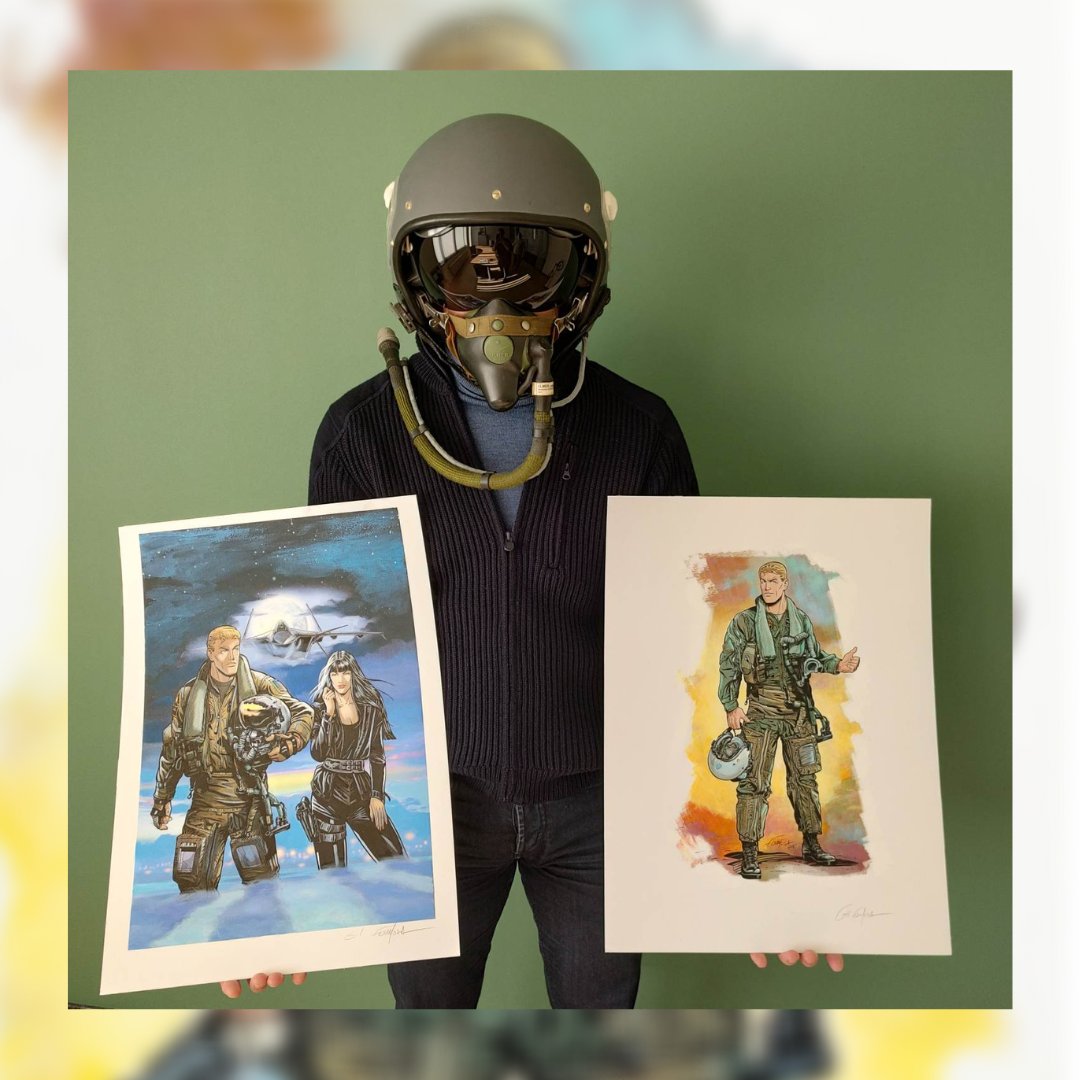 HAIntlComics's tweet photo. ✈️ Are you ready to serve?
These two Cover Original Art from #BuckDanny, Night of the Spectre #54 by #GilFormosa (published by @EditionsDupuis in 2015) will send you flying!
🧨 Enter battlespace and bid on these incredible originals while you can: https://t.co/RdwKrRwFhx https://t.co/2yMF9GsDfl