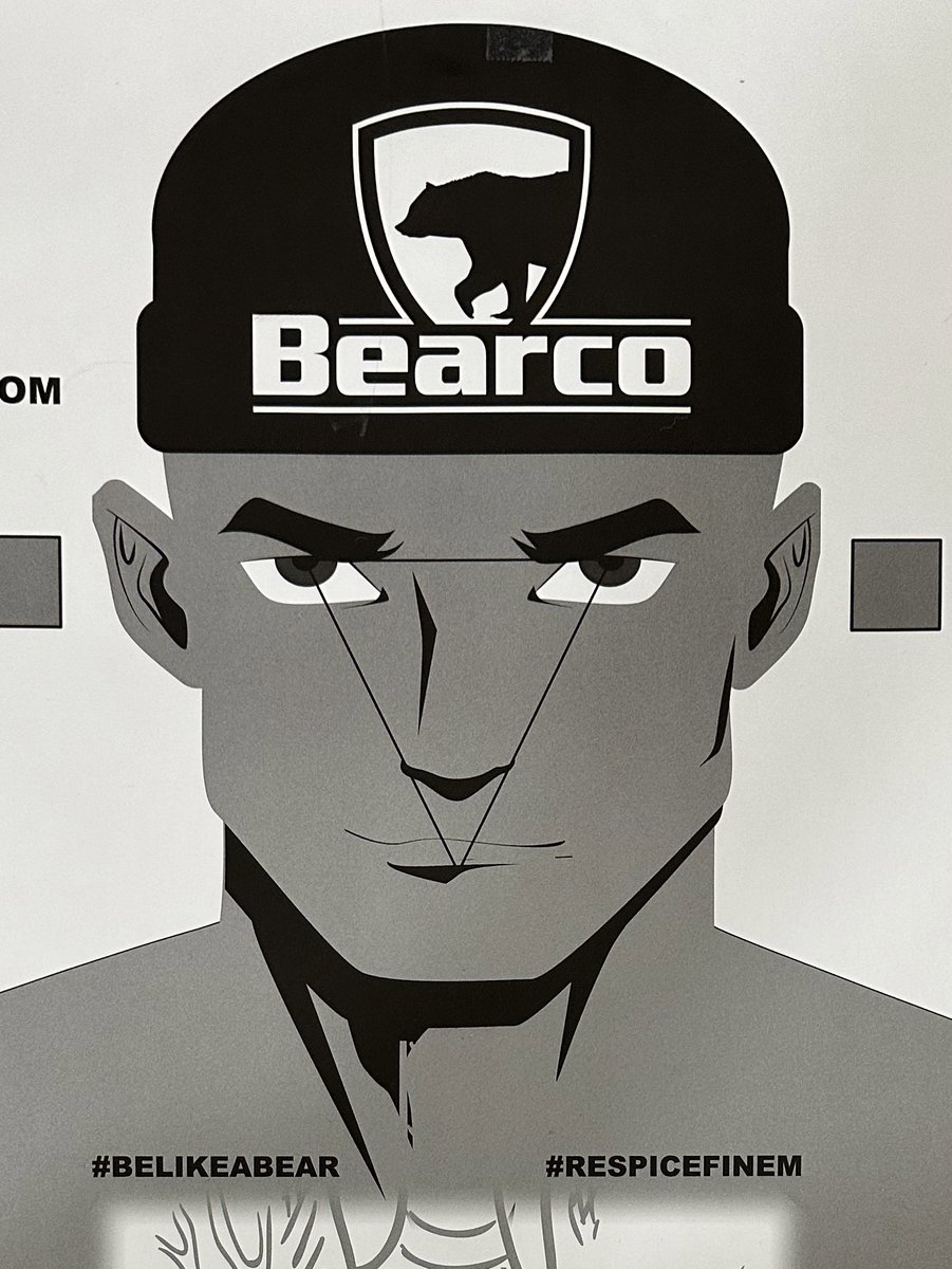 bearcotraining's tweet photo. I recently did a thing. NRA-B27 outline, but now it is way more usable for training, and includes many options for a cognitive load. 

#belikeabear #respicefinem #bearcotraining #newtargets #edc #pewpewlife #pewpewpew https://t.co/RTGyXhoeny